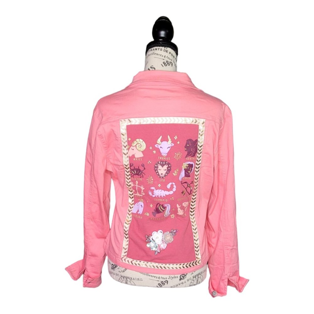 Refashioned Zodiac Jacket Unique OOAK